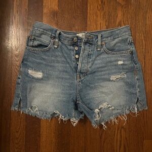 Free people denim shorts size 26